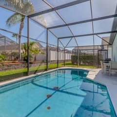 Private Pool House w/ Spa, Near Disney & Gym
