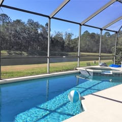 Lakefront Pool Villa w/ Game Room, Near Disney