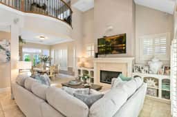 Gathering paradise with golf view and game room