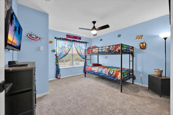 Disney-Themed 4BR | 4.5mi to WDW | King + Jacuzzi