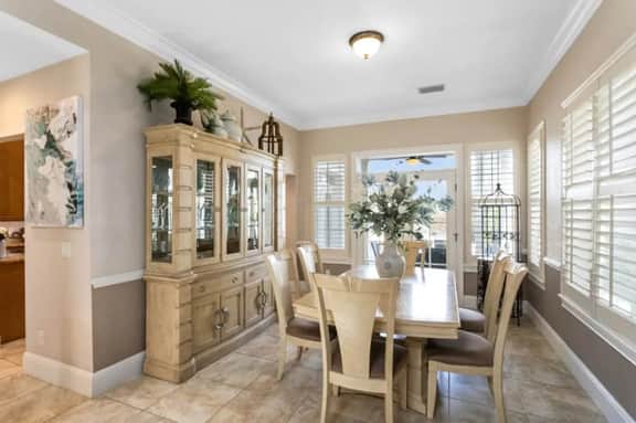 Gathering paradise with golf view and game room