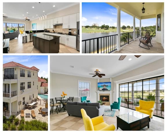 Impressive villa with panoramic lake and golf view