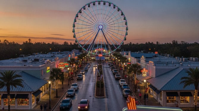Staying in Kissimmee for the Saturday night car cruise